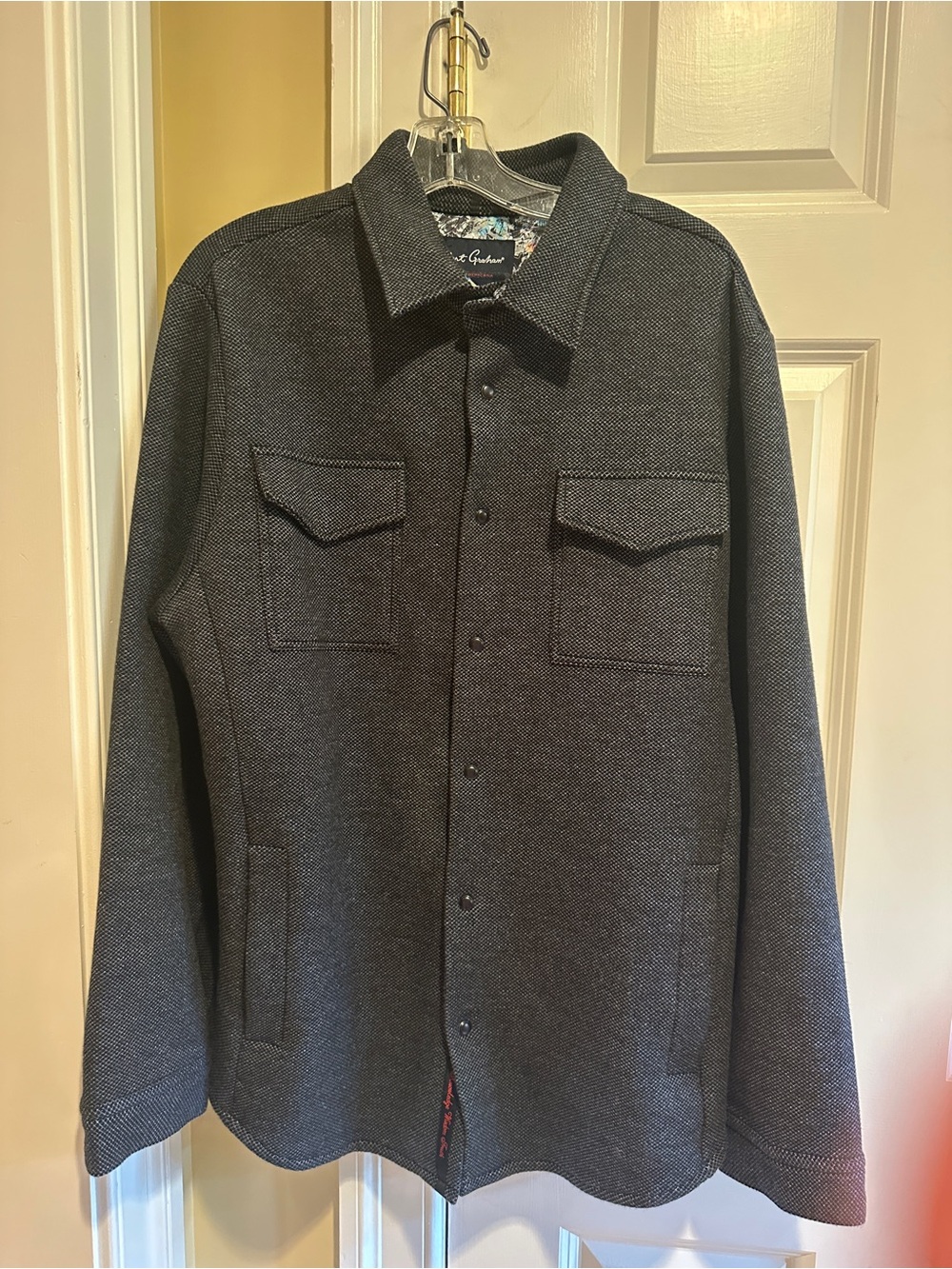 Robert Graham Modern Americana Men’s XL Shirt Jacket Shacket Tailored Fit